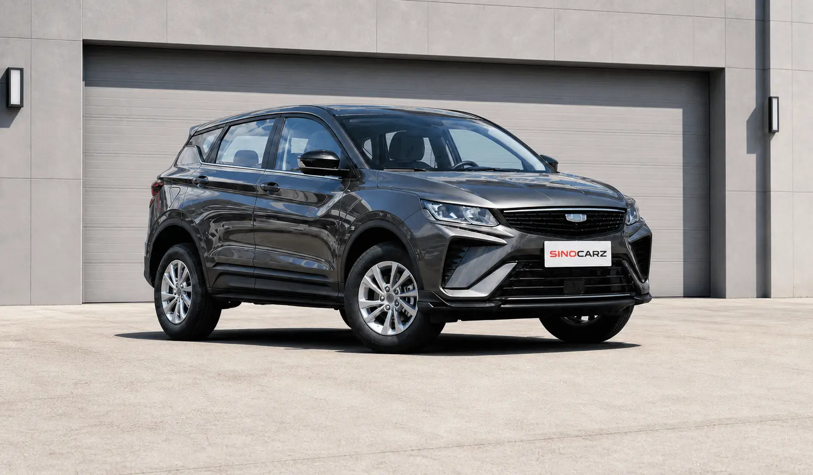 Geely Coolray SUV compact gris — importé neuf depuis la Chine par SINOCARZ Algérie